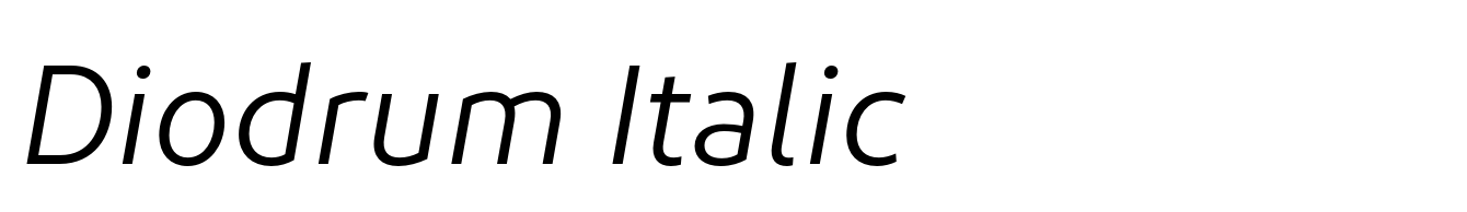 Diodrum Italic